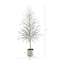 6ft. Unlit Snowed Twig Artificial Christmas Tree in Decorative Planter